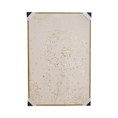 Gambar Informa Lukisan Kanvas Handmade & Print Dandelion 62.5x92.5 cm - Mix