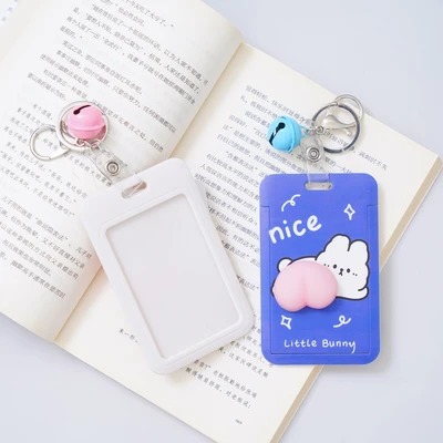 Gambar Ataru Holder Id Card Dengan Squishy Peach 3D Assorted