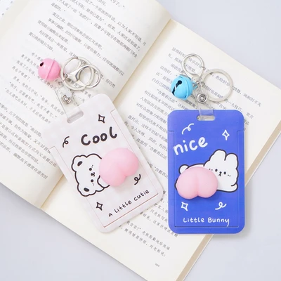 Gambar Ataru Holder Id Card Dengan Squishy Peach 3D Assorted