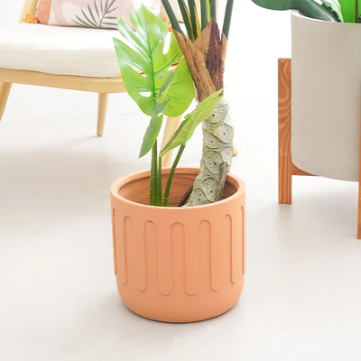 Gambar Informa Pot Tanaman Semen 25.5 cm - Cokelat Terracotta