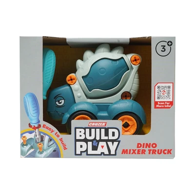 Gambar Cruzer Set Build & Play Dino Mixer Truck