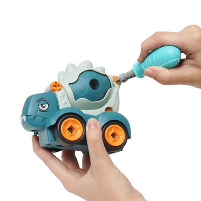 Gambar Cruzer Set Build & Play Dino Mixer Truck