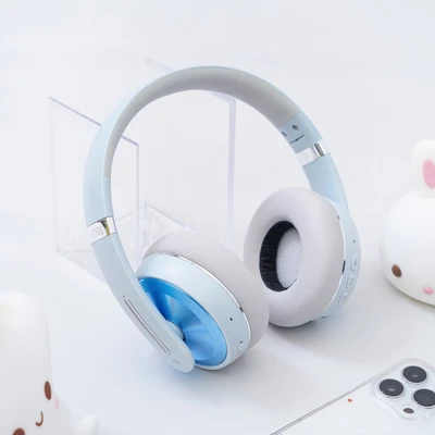 Gambar Ataru Headphone Bluetooth P6 - Biru