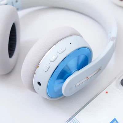 Gambar Ataru Headphone Bluetooth P6 - Biru