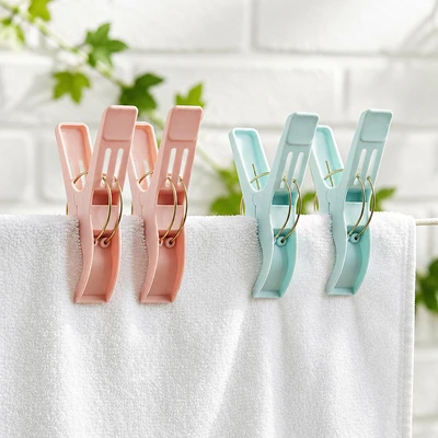 Gambar Stora Jepitan Baju Set 4 Pcs - Biru/Pink