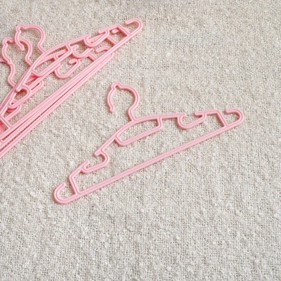 Gambar Stora Hanger Baju Plastik PP 29.5 cm Set 4 pcs - Pink