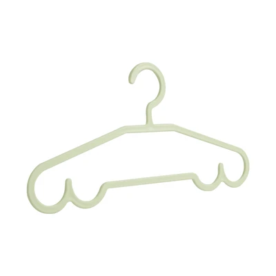 Gambar Stora Hanger Baju Plastik PP 42 cm Set 5 pcs - Hijau