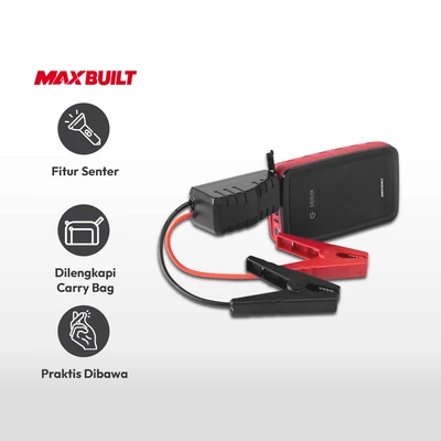 Gambar Maxbuilt Lithium Jump Starter Dengan Carry Bag