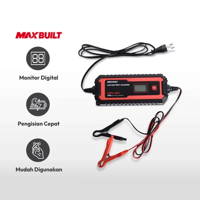 Gambar Maxbuilt Charger Baterai Aki Mobil Intelligent 6v 2a/12v 4a