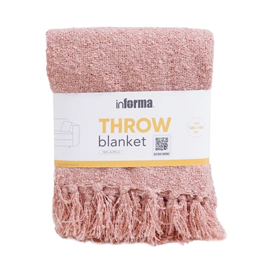 Gambar Informa 125x150 Cm Selimut Throw Einne Boucle - Pink