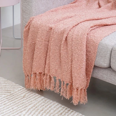 Gambar Informa 125x150 Cm Selimut Throw Einne Boucle - Pink