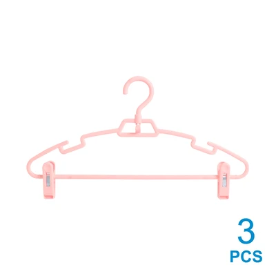 Gambar Stora 42 Cm Set 3 Pcs Hanger Plastik Pp - Pink