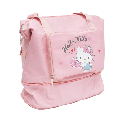 Gambar Hello Kitty Tas Duffle Lipat - Pink