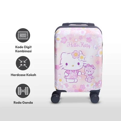 Gambar Hello Kitty 16 Inci Koper Anak Pc & Abs - Pink