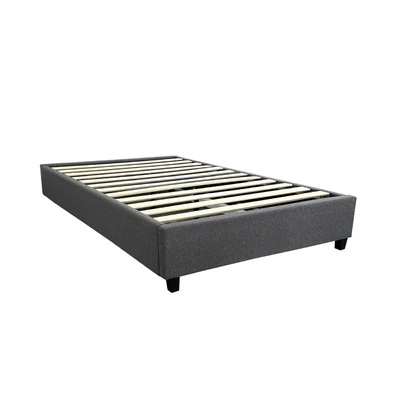 Gambar Informa 100x200 cm Linford III Dipan Tempat Tidur - Abu-Abu