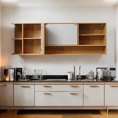 Gambar Informa Palma Kabinet Dinding Dapur - Cokelat Taupe