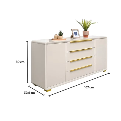 Gambar Informa Irvin Kabinet 2 Pintu - Cokelat Khaki