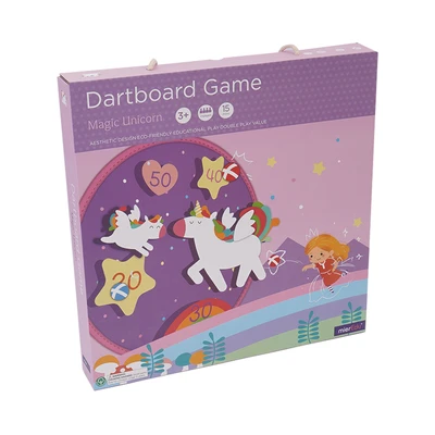 Gambar Mieredu Set Dartboard Game Magic Unicorn Me513