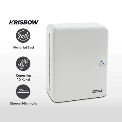 Gambar Krisbow Kotak Kunci 150 Keys 30x9x24 cm - Putih