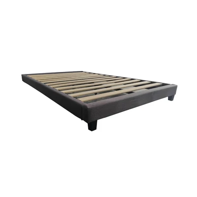 Gambar Informa 120x200x17 cm Linford III Dipan Tempat Tidur Rendah - Abu-Abu