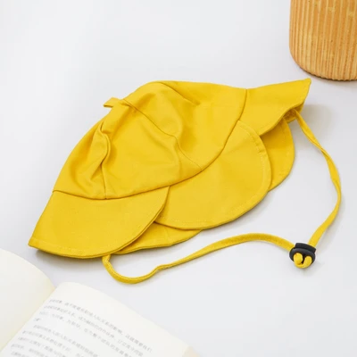 Gambar Ataru Topi Bucket Anak Flower Shape - Kuning