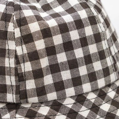 Gambar Ataru Topi Anak Bucket Gingham - Cokelat Tua