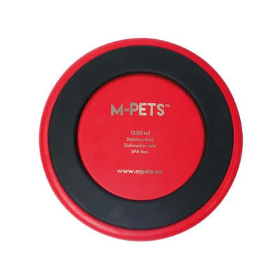 Gambar M-Pets Tempat Makan Hewan Eskimo 1.25 Liter - Merah