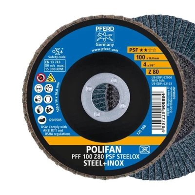 Gambar Pferd Mata gerinda Polifan PFF100Z80PSF STOX 350038 - Hitam