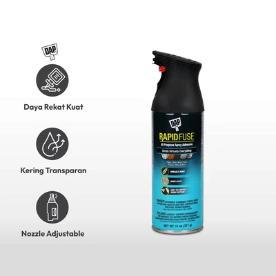 Gambar DAP Lem Semprot Serbaguna Adhesive Rapidfuse 295 Ml