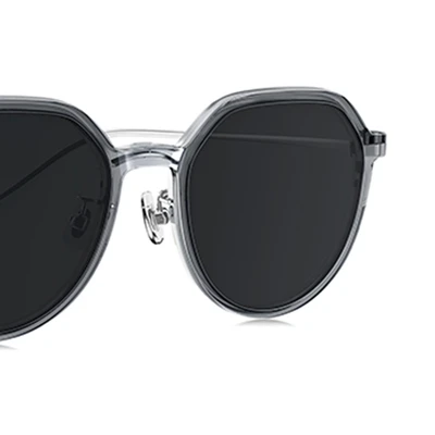 Gambar Parim Eyewear Kacamata Optical Magnet Round Metal - Hitam/Silver