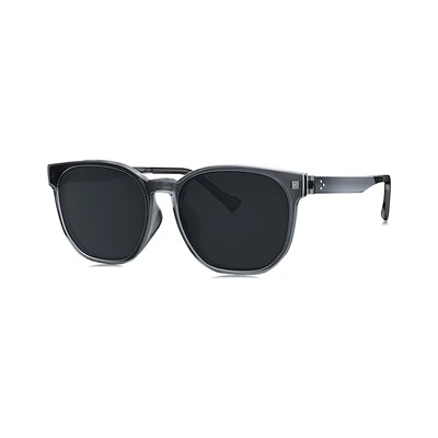 Gambar Parim Eyewear Kacamata Optical Magnet Wide Lens Rectangle - Abu-Abu