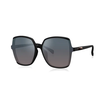 Gambar Parim Eyewear Sunnies Kacamata Sunglasses Semi Cat Eye - Hitam
