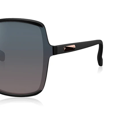 Gambar Parim Eyewear Sunnies Kacamata Sunglasses Semi Cat Eye - Hitam