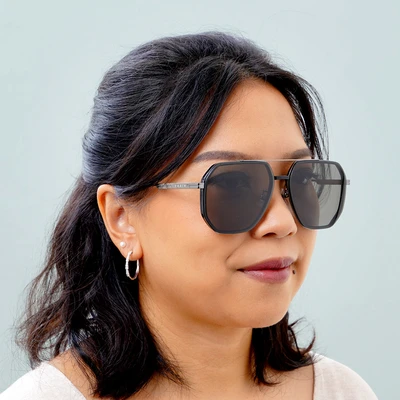 Gambar Parim Eyewear Sunnies Kacamata Sunglasses Aviator Semi Hexagon
