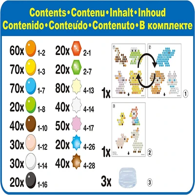 Gambar Aqua Beads Set Animal Buddies Teaq31915