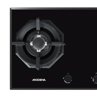 Gambar Modena Kompor Tanam 2 Tungku 70 cm Bh 1728 La - Hitam