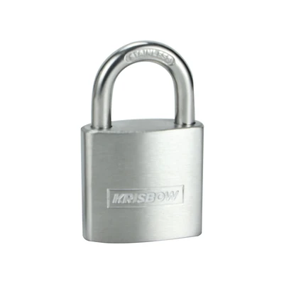 Gambar Krisbow Gembok Stainless Steel Brass Cylinder 3.2 cm - Silver