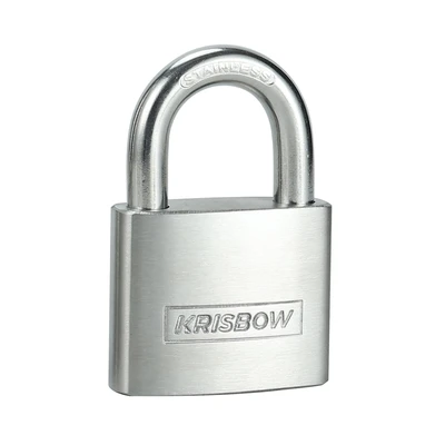 Gambar Krisbow Gembok Stainless Steel Brass Cylinder 5 cm - Silver
