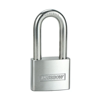 Gambar Krisbow Gembok Stainless Steel Long Shackle 5 cm - Silver