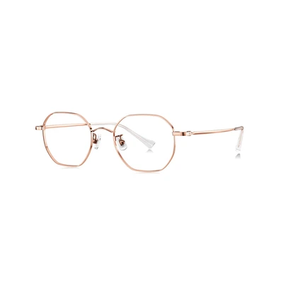 Gambar Parim Eyewear Kacamata Optical Semi Round Metal - Rose Gold
