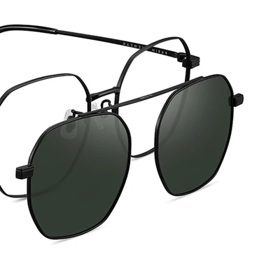 Gambar Parim Eyewear Kacamata Magnet Wide Aviator Metal - Hitam