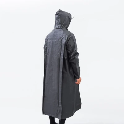 Gambar Ataru Jas Hujan Panjang PVC - Hitam