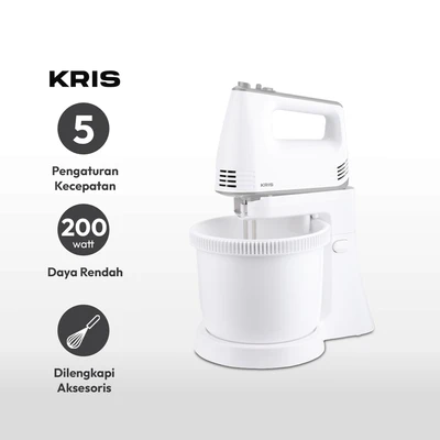 Gambar Kris Stand Mixer 2.5 Liter 200 watt - Putih