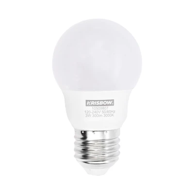 Gambar Krisbow Lumi Bohlam LED 3 Watt 300 Lumen Warm White E27 - Kuning