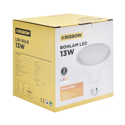 Gambar Krisbow Lumi Bohlam LED PAR38 13 Watt 1200 Lumen Warm White E27 - Kuning
