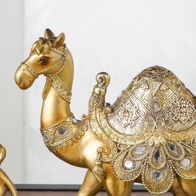 Gambar Informa Patung Miniatur Unta 27.5 cm AG2 - Gold