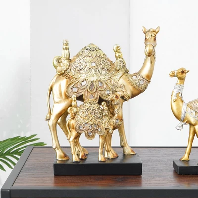 Gambar Informa Patung Miniatur Unta 28.5 cm AG3 - Gold