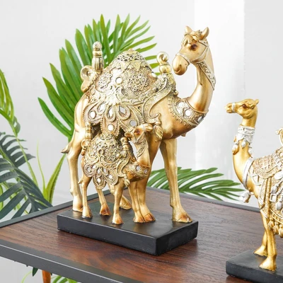 Gambar Informa Patung Miniatur Unta 28.5 cm AG3 - Gold
