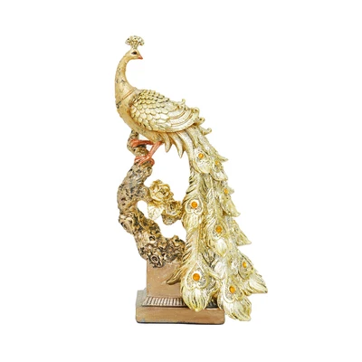 Gambar Informa Patung Miniatur Merak 30 cm AG1 - Gold