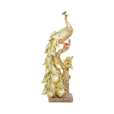 Gambar Informa Patung Miniatur Merak 36 cm AG2 - Gold